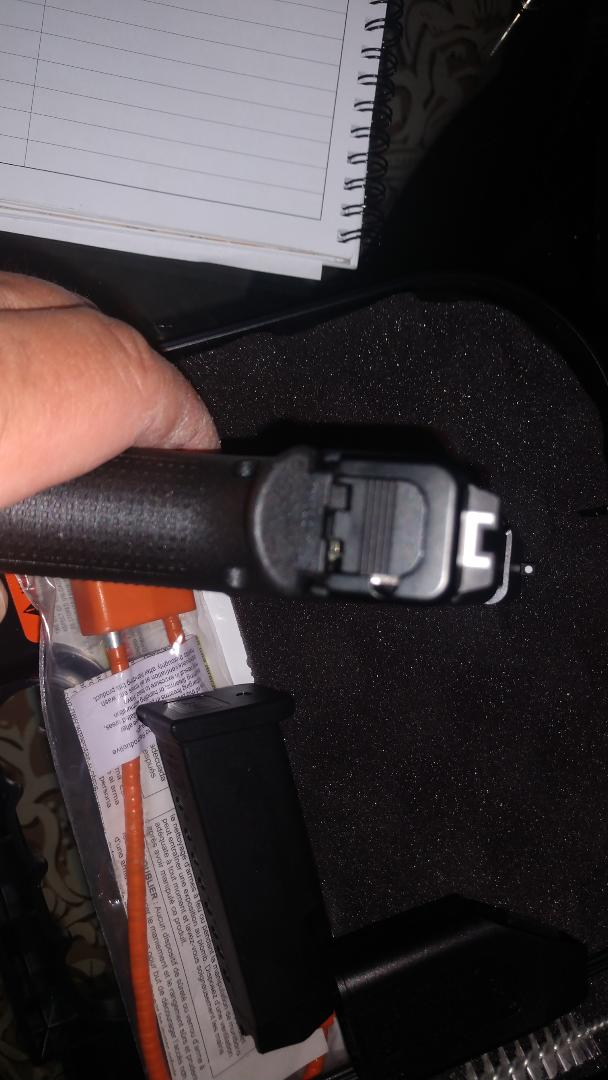 Glock 43x 9mm Luger 2 10 Round Mags Nib Factory Case, Loader, Cleaning Kit, Best Carry Gun 9mm