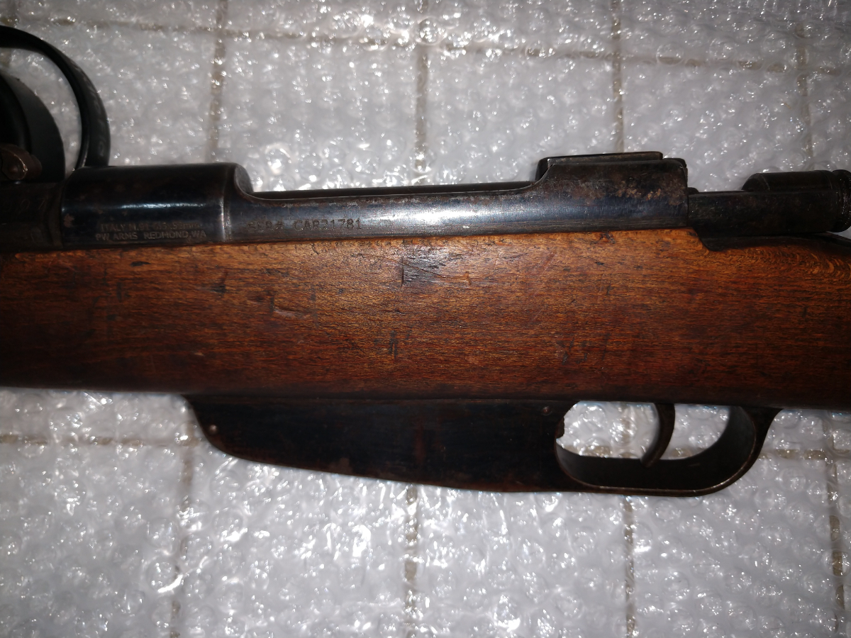 Carcano cavalry m91 hex receiver carbine 6 5x52mm mil surp c r ok ships