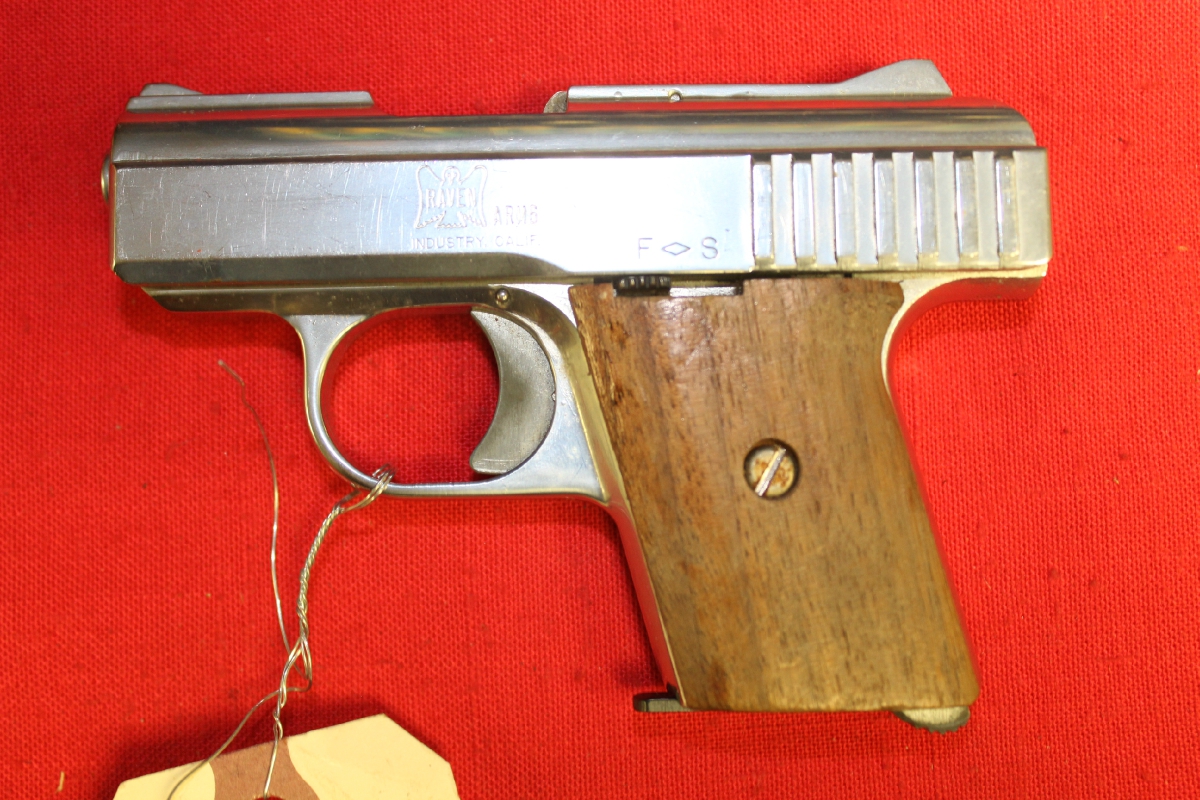 Raven P-25 Chrome .25 Acp For Sale at GunAuction.com - 15294701