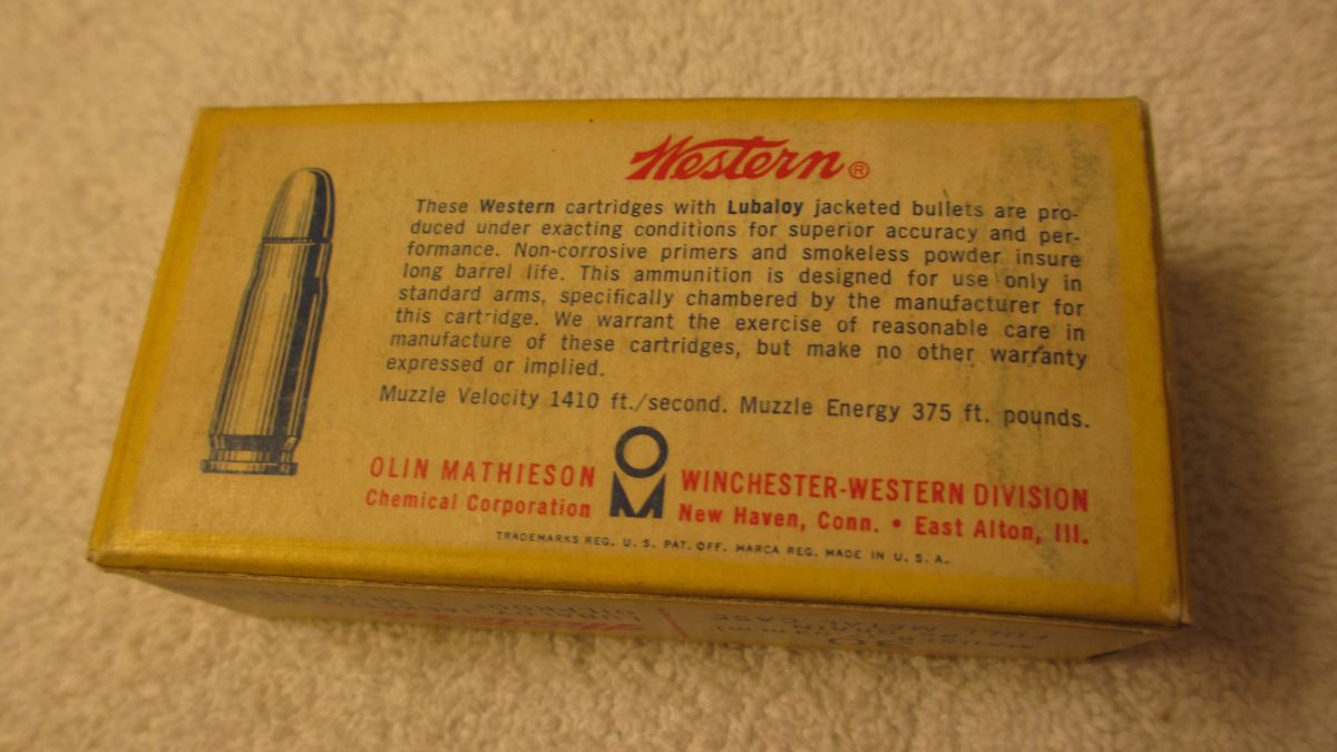 Winchester partial 49 rounds box 7 63x25mm mauser 17253830
