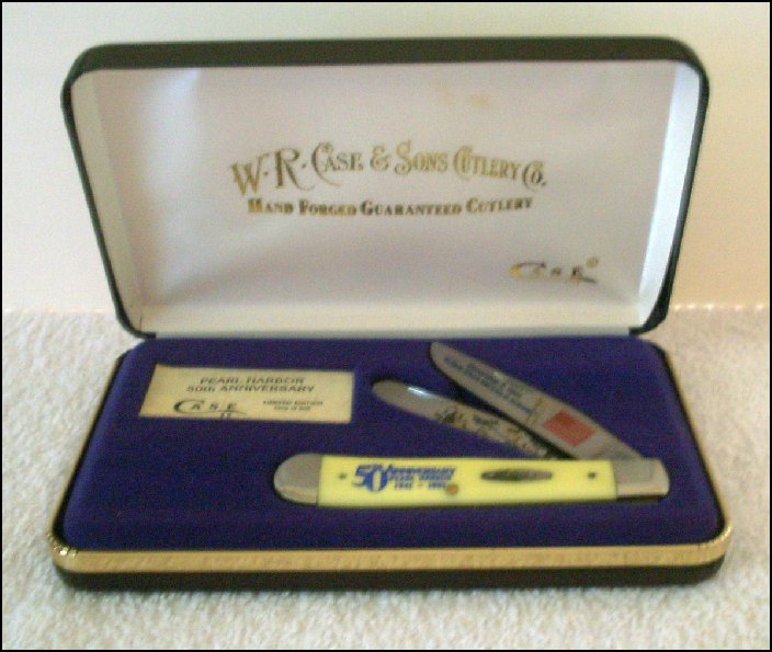 Pearl Harbor 50th Anniversary Case Knife For Sale at