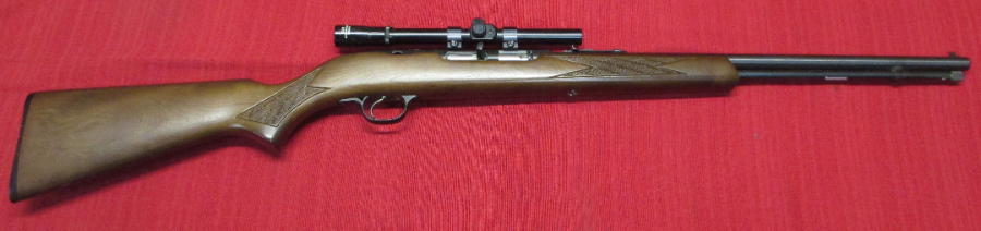 Savage/Springfield Model M-187 W/Scope .22 Lr For Sale at GunAuction ...