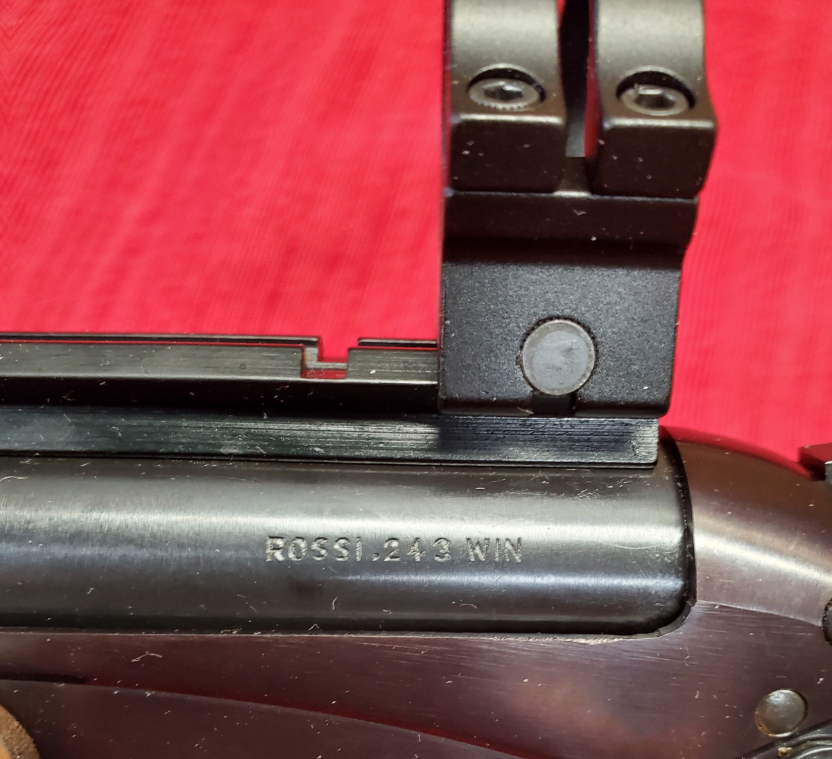 Rossi-Braztech Wizard Single Shot Rifle W/Scope Base And Rings .243 Win ...