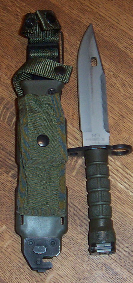 Colt Bushmaster Ar-15 M9 Bayonet With Sheath For Sale at GunAuction.com ...