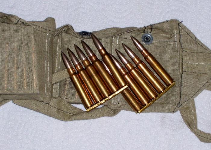 8mm Mauser (7.92x57) Js Ammo In Bandoleers (2) For Sale at GunAuction ...