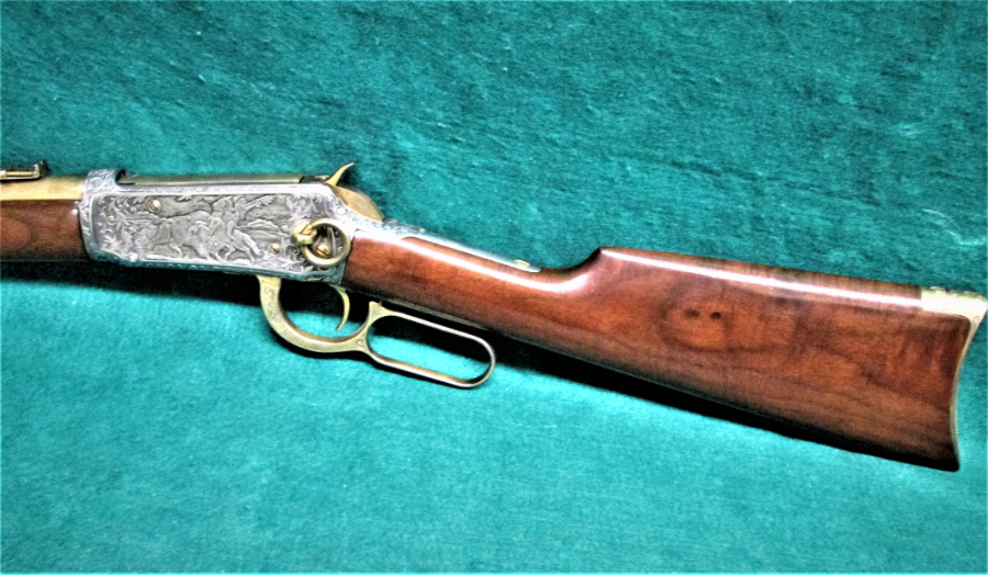WINCHESTER REPEATING ARMS CO. - MODEL 1894 SADDLE RING ENGRAVED BY BILL SEVERSON. - Picture 6