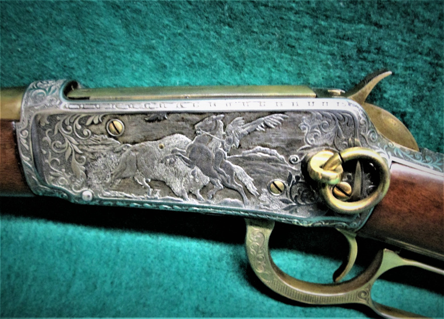 WINCHESTER REPEATING ARMS CO. - MODEL 1894 SADDLE RING ENGRAVED BY BILL SEVERSON. - Picture 7