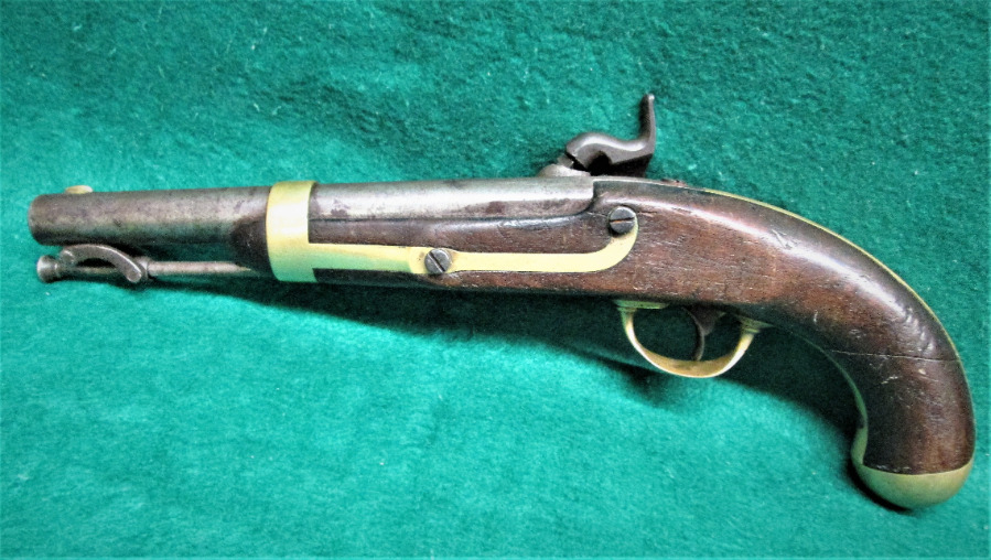 HENRY ASTON US. MILITARY - MARKED MIDDLETON CONN. 1850 CAP & BALL PISTOL. - Picture 5
