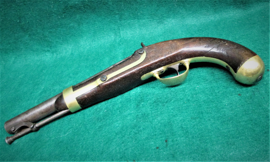 HENRY ASTON US. MILITARY - MARKED MIDDLETON CONN. 1850 CAP & BALL PISTOL. - Picture 7
