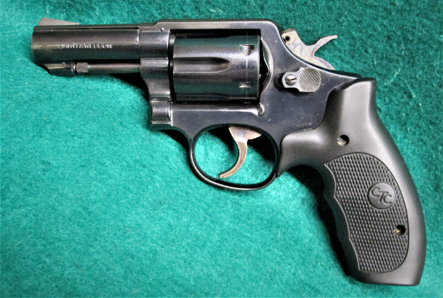 Smith & Wesson Inc Model 13-2 With 3 Inch Barrel & Ctc Laser Grips 