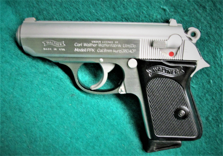 WALTHER ARMS INC - MOD PPK STAINLESS STEEL COMPACT PISTOL MINT BORE! - Picture 3