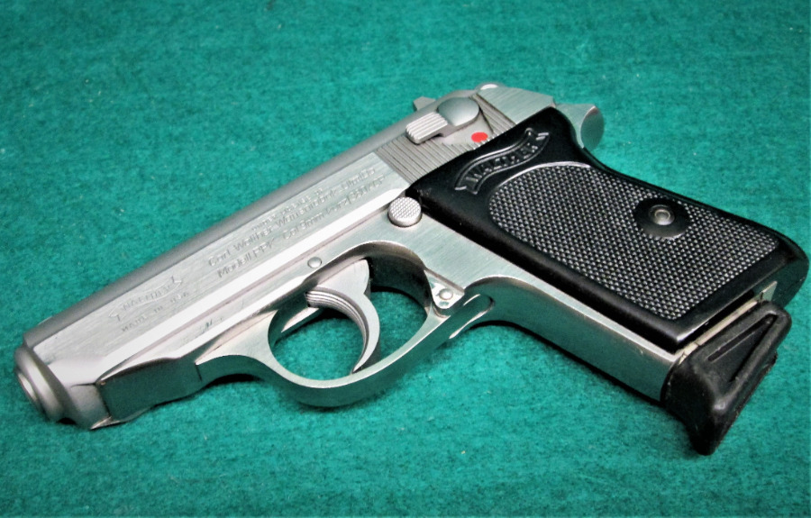 WALTHER ARMS INC - MOD PPK STAINLESS STEEL COMPACT PISTOL MINT BORE! - Picture 7