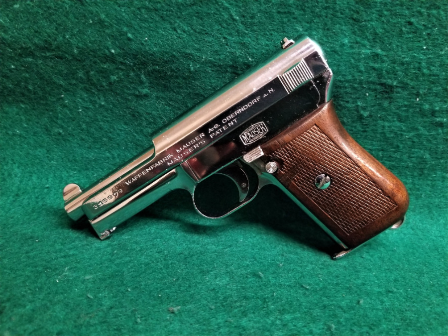 Pictures: Mauser - Oberndorf, Germany Mod. 1934 Nickel Plated 3.25 Inch ...