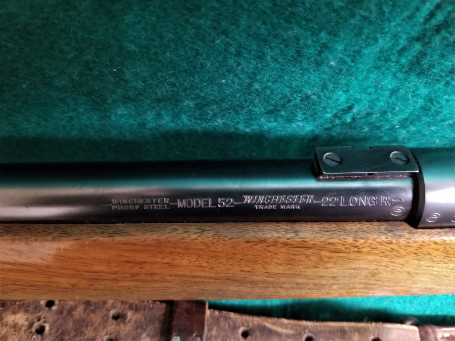 Winchester Repeating Arms Company - MOD. 52 TARGET 28 INCH BARREL W-OLYMPIC TARGET SIGHT & SLING MFG. IN 1934 NICE BORE! - Picture 9