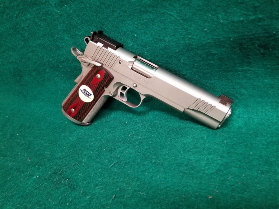 KIMBER - MOD. TEAM MATCH II STAINLESS W-5 INCH BARREL FACTORY USA SHOOTING TEAM PISTOL W-ONE MAG NICE BORE! - Picture 2