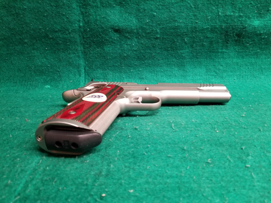KIMBER - MOD. TEAM MATCH II STAINLESS W-5 INCH BARREL FACTORY USA SHOOTING TEAM PISTOL W-ONE MAG NICE BORE! - Picture 3