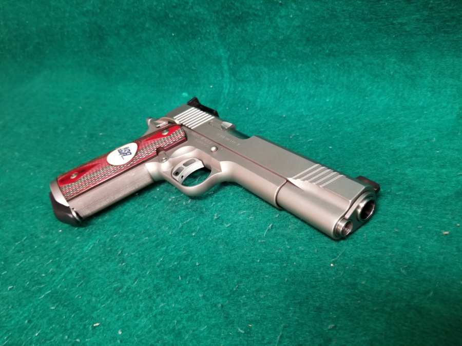 KIMBER - MOD. TEAM MATCH II STAINLESS W-5 INCH BARREL FACTORY USA SHOOTING TEAM PISTOL W-ONE MAG NICE BORE! - Picture 4