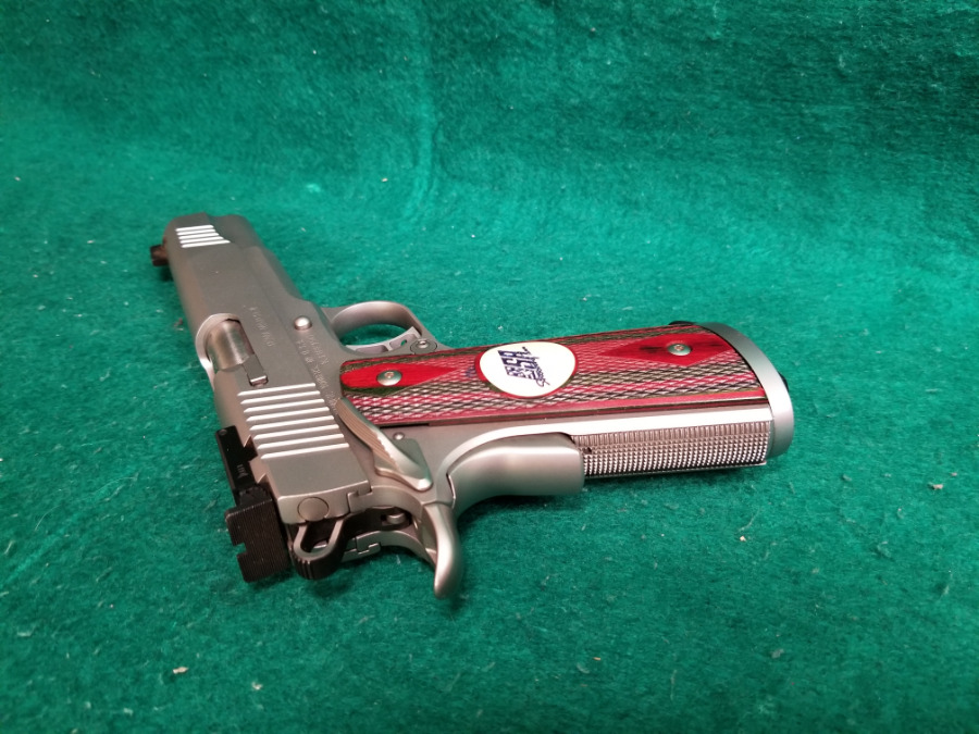 KIMBER - MOD. TEAM MATCH II STAINLESS W-5 INCH BARREL FACTORY USA SHOOTING TEAM PISTOL W-ONE MAG NICE BORE! - Picture 5