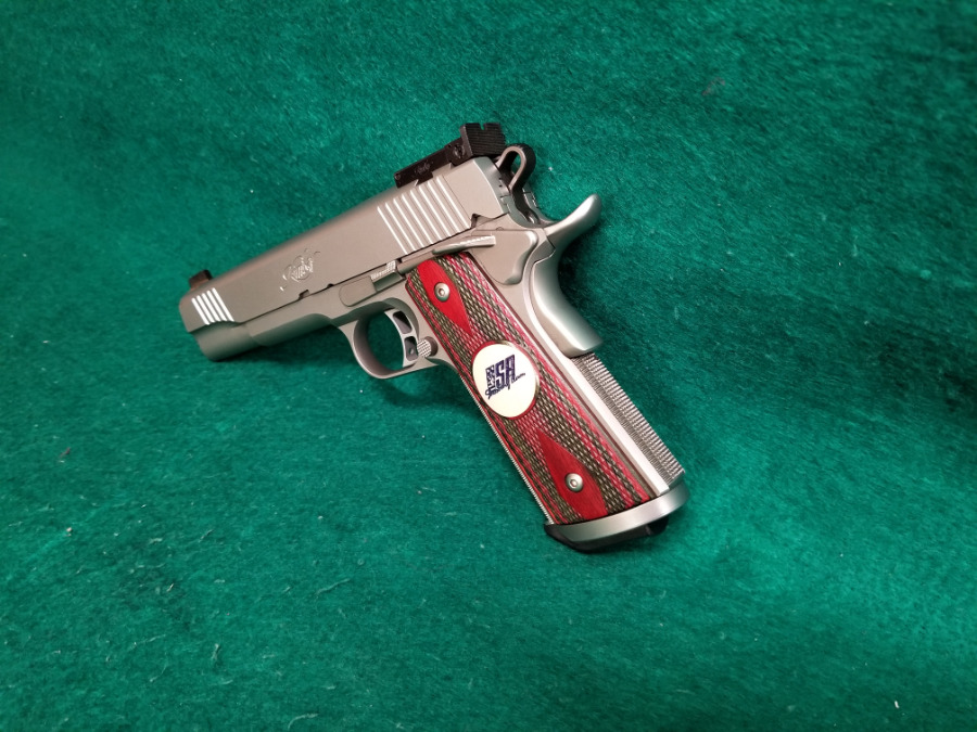 KIMBER - MOD. TEAM MATCH II STAINLESS W-5 INCH BARREL FACTORY USA SHOOTING TEAM PISTOL W-ONE MAG NICE BORE! - Picture 8