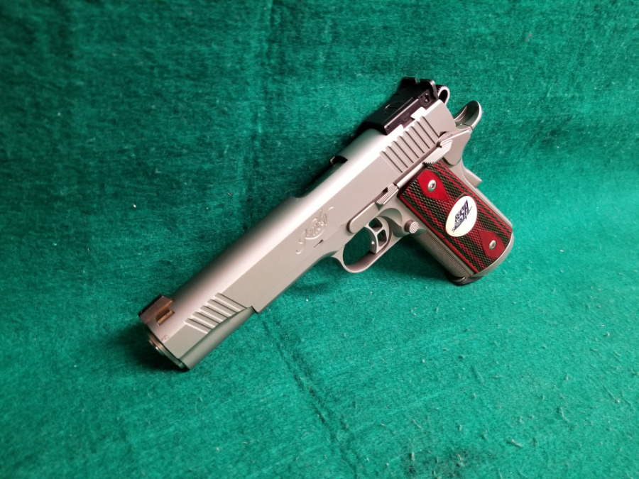 KIMBER - MOD. TEAM MATCH II STAINLESS W-5 INCH BARREL FACTORY USA SHOOTING TEAM PISTOL W-ONE MAG NICE BORE! - Picture 7