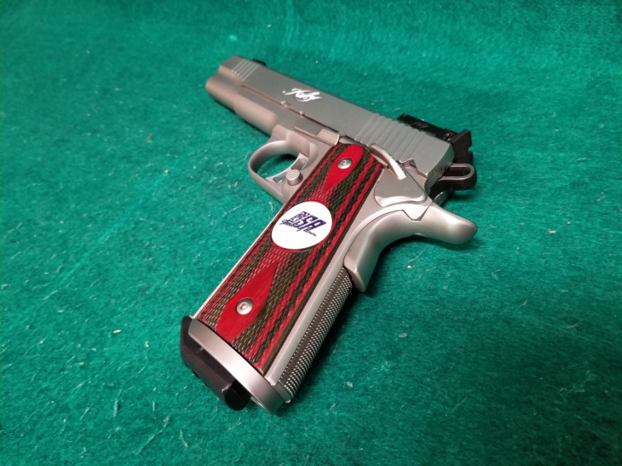 KIMBER - MOD. TEAM MATCH II STAINLESS W-5 INCH BARREL FACTORY USA SHOOTING TEAM PISTOL W-ONE MAG NICE BORE! - Picture 9