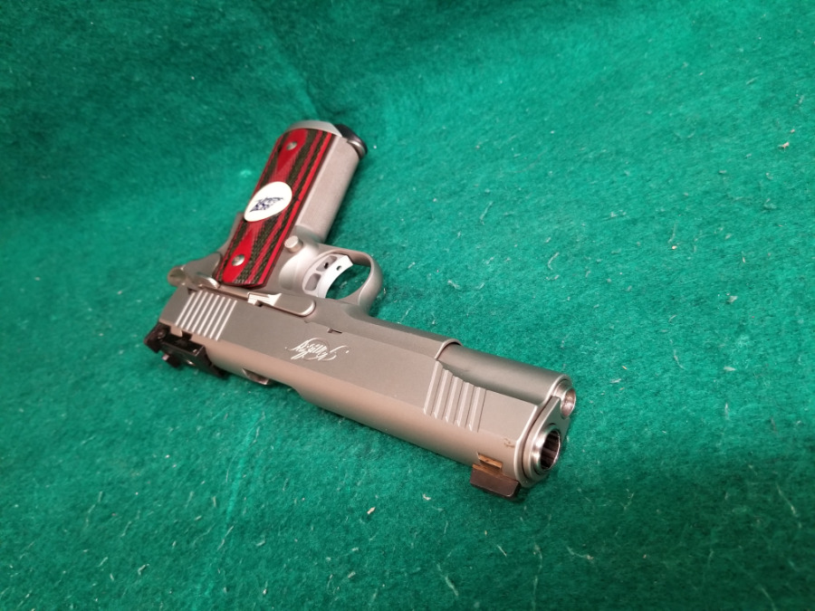 KIMBER - MOD. TEAM MATCH II STAINLESS W-5 INCH BARREL FACTORY USA SHOOTING TEAM PISTOL W-ONE MAG NICE BORE! - Picture 10