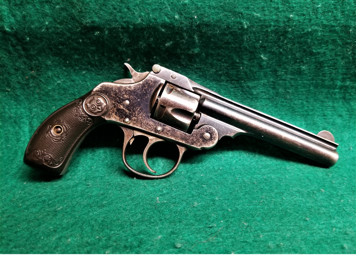 Iver Johnson Arms & Cycle Works - MOD. SAFETY AUTOMATIC DOUBLE ACTION BREAK-TOP REVOLVER 4 INCH BARREL GOOD BORE - Picture 1