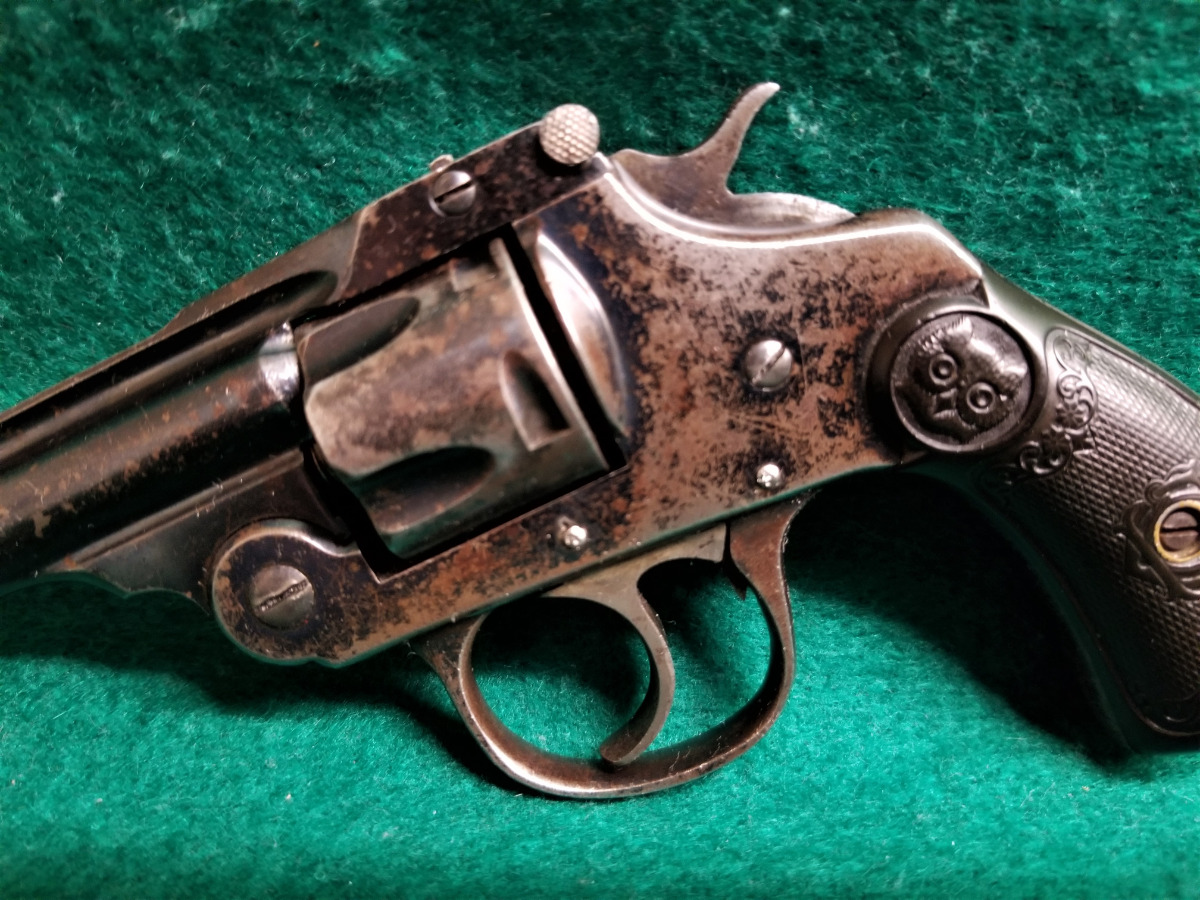 Iver Johnson Arms & Cycle Works - MOD. SAFETY AUTOMATIC DOUBLE ACTION BREAK-TOP REVOLVER 4 INCH BARREL GOOD BORE - Picture 6