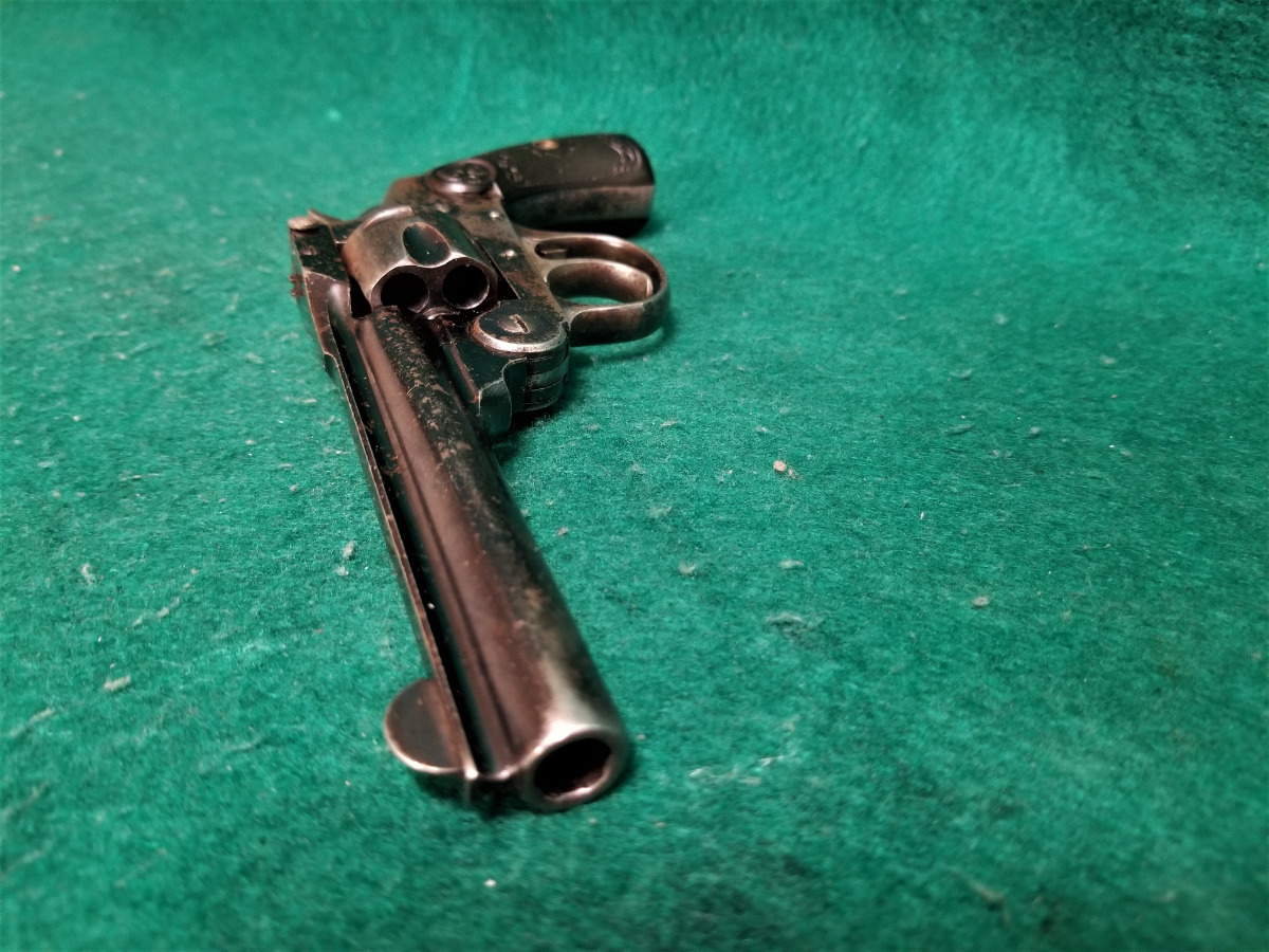 Iver Johnson Arms & Cycle Works - MOD. SAFETY AUTOMATIC DOUBLE ACTION BREAK-TOP REVOLVER 4 INCH BARREL GOOD BORE - Picture 8