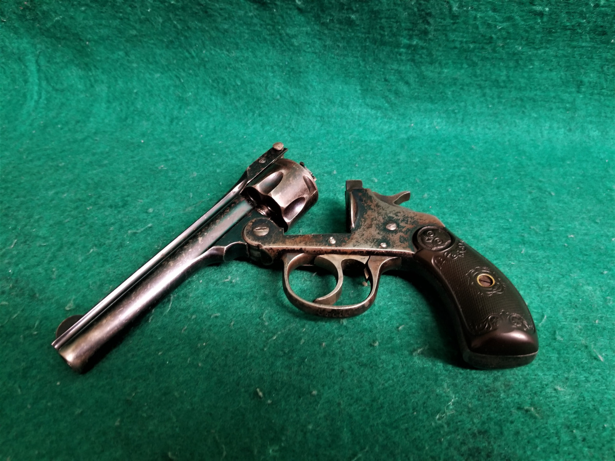 Iver Johnson Arms & Cycle Works - MOD. SAFETY AUTOMATIC DOUBLE ACTION BREAK-TOP REVOLVER 4 INCH BARREL GOOD BORE - Picture 10