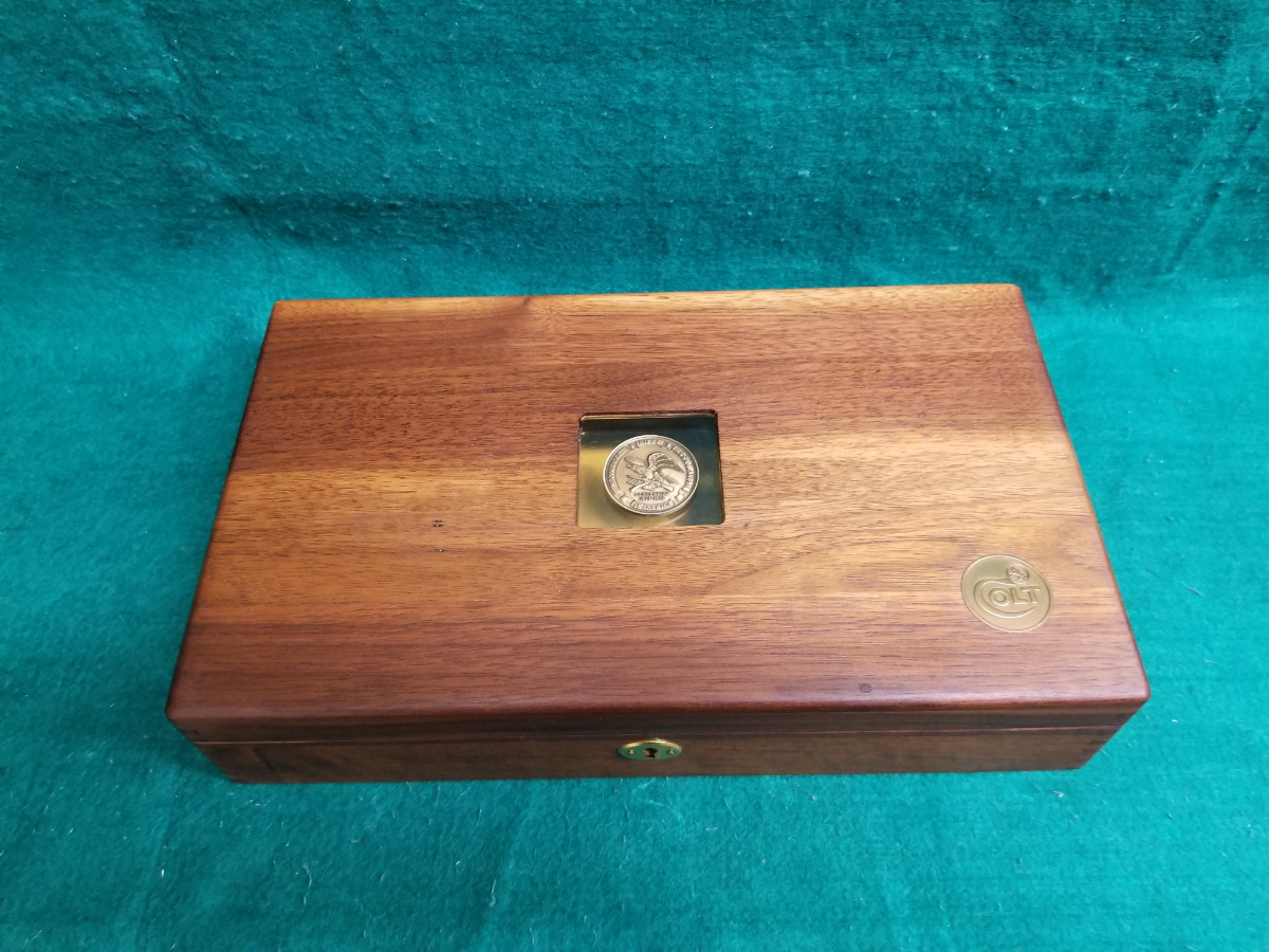 Nra Centennial Collector Wooden Case For Colt Single Action Army With 4 ...