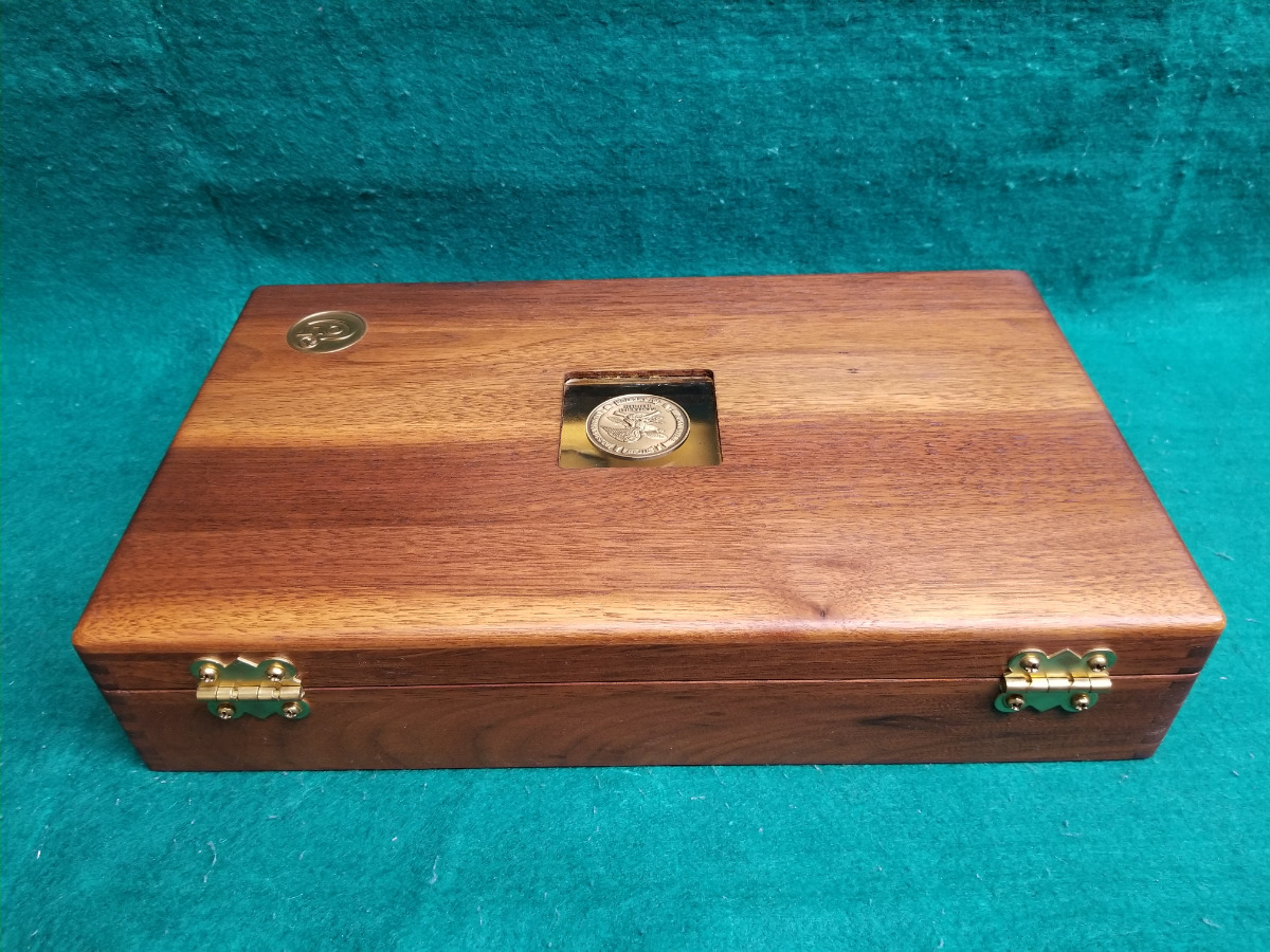 Nra Centennial Collector Wooden Case For Colt Single Action Army With 4