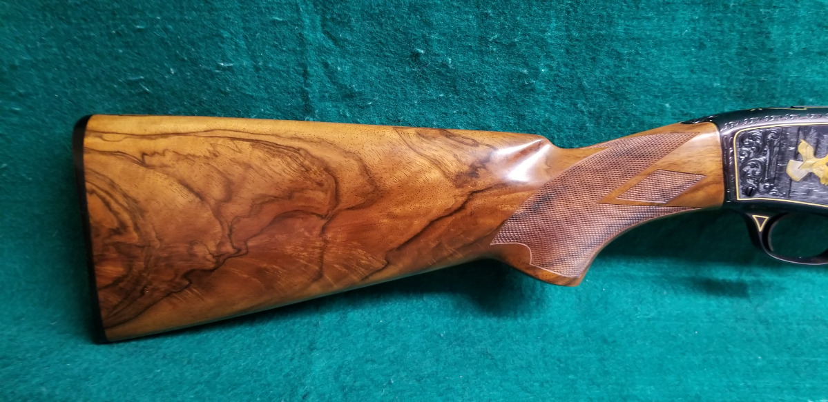 Winchester Repeating Arms Company - MOD. 42 PUMP 28 INCH BARREL ENGRAVED BY MASTER ENGRAVER CLINT FINLEY W-BEAUTIFUL ENGLISH WALNUT MFG. IN 1950 SHINY BORE! - Picture 5