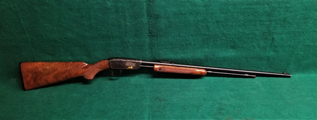 Winchester Repeating Arms Company - MOD. 61 24 INCH BARREL GEORGE SHERWOOD ENGRAVED BEAUTIFUL BLACK WALNUT STOCK MFG. IN 1956 MINTY BORE! - Picture 1