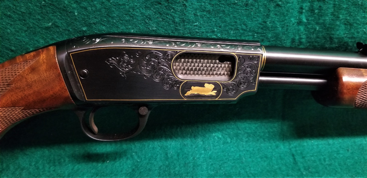 Winchester Repeating Arms Company - MOD. 61 24 INCH BARREL GEORGE SHERWOOD ENGRAVED BEAUTIFUL BLACK WALNUT STOCK MFG. IN 1956 MINTY BORE! - Picture 4