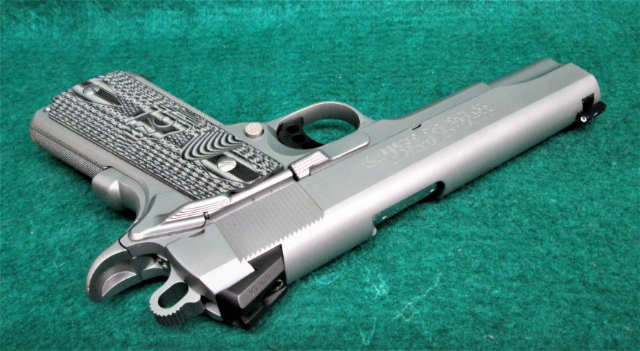 Colts Patents Arms Manufacturing Company - MOD. 01070A1CS MK IV SERIES 70 CUSTOM SHOP 1911 1 OF 100 GOVERNMENT MODEL STAINLESS W-2 MAGS BRAND NEW IN CASE! - Picture 7