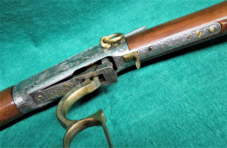 WINCHESTER REPEATING ARMS CO. - MODEL 1894 SADDLE RING CARBINE BEAUTIFULLY ENGRAVED BY BILL SEVERSON - Picture 10