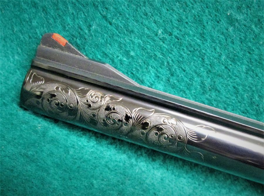 SMITH & WESSON INC - MODEL 29-2 BLUED PINNED AND RECESSED ENGRAVED BY M. WOODSIDE OF CALIFORNIA 8-3/8 INCH BARREL MINTY BORE! - Picture 5