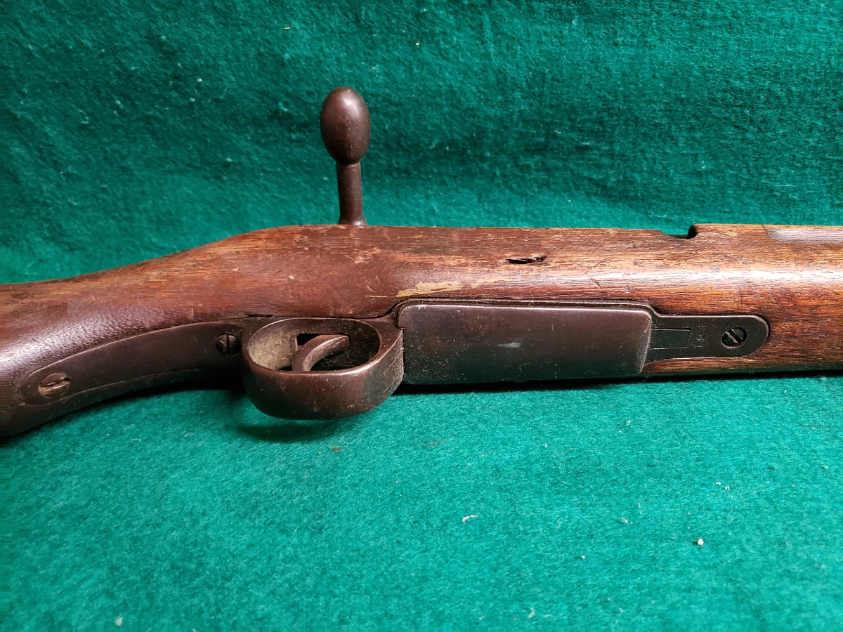 Japanese mod arisaka bolt action 32 inch barrel military rifle for