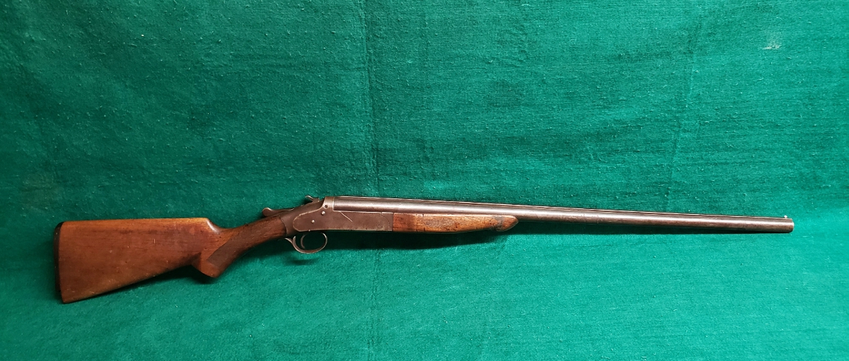 Iver Johnson - MOD. CHAMPION MATTED SOLID RIB SINGLE SHOT 28.25 INCH BARREL CYLINDER CHOKE SOLD AS-IS! - Picture 1