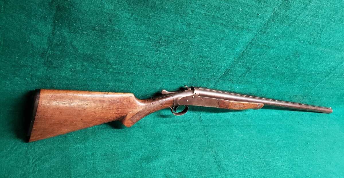 Iver Johnson - MOD. CHAMPION MATTED SOLID RIB SINGLE SHOT 28.25 INCH BARREL CYLINDER CHOKE SOLD AS-IS! - Picture 2