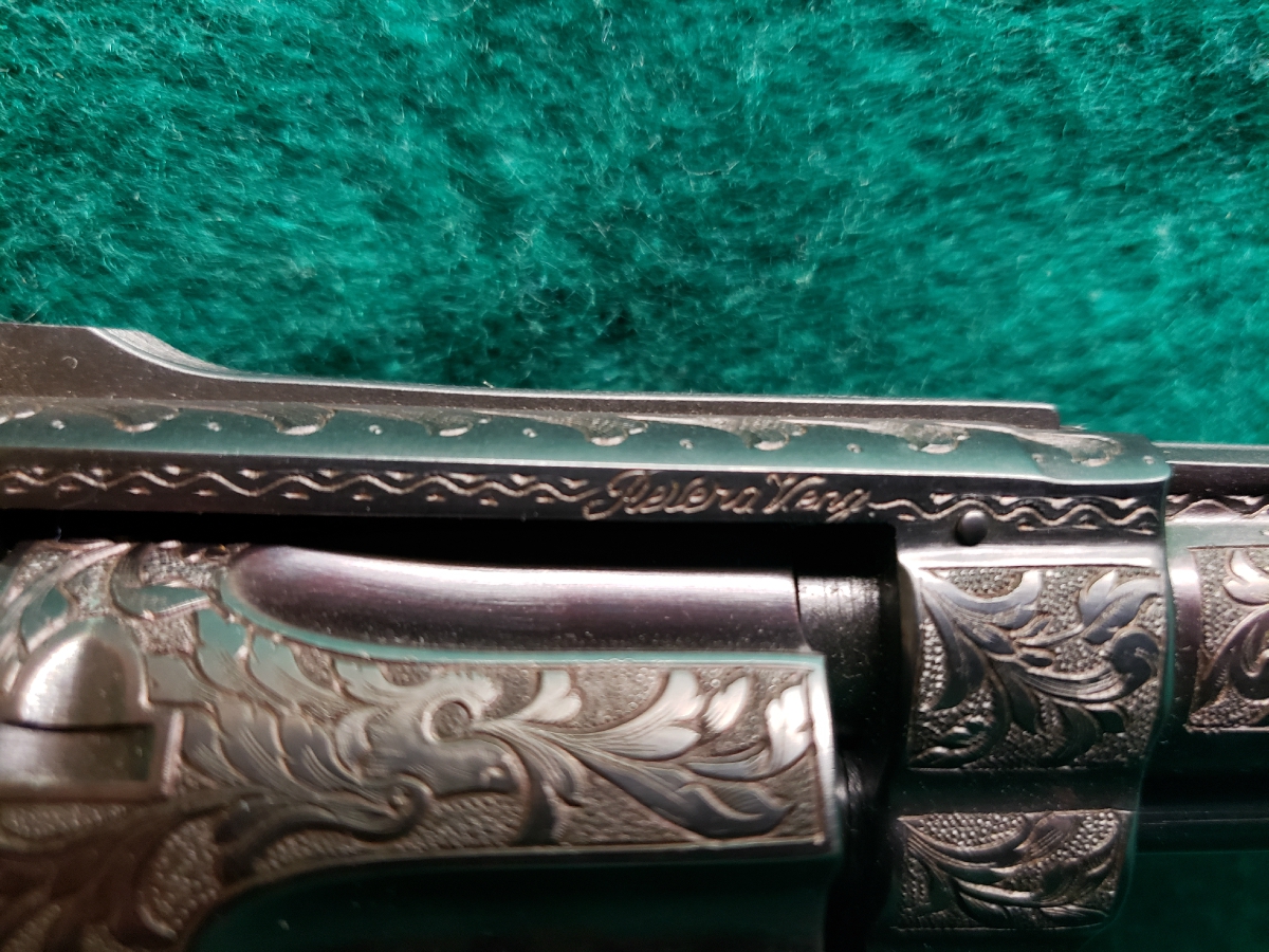 Smith & Wesson - MODEL 17-4 PINNED AND RECESSED 8.38 IN. BARREL W-REAL IVORY GRIPS EUROPEAN STYLE ENGRAVING BY REVERA V. GORGEOUS PISTOL! - Picture 6