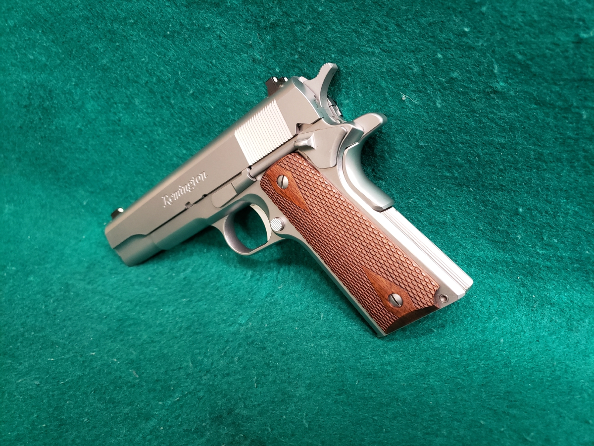 Remington Arms Co Model 1911 R1s Stainless 5 Inch In Original Green