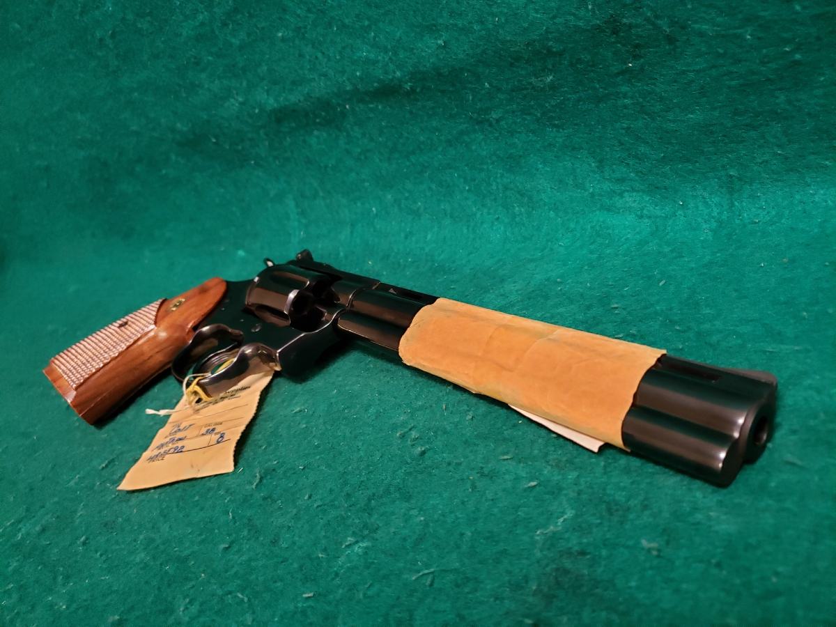 Colt Python - Blued. 8 Inch Target Model. Unfired In Original Box. Mfg ...
