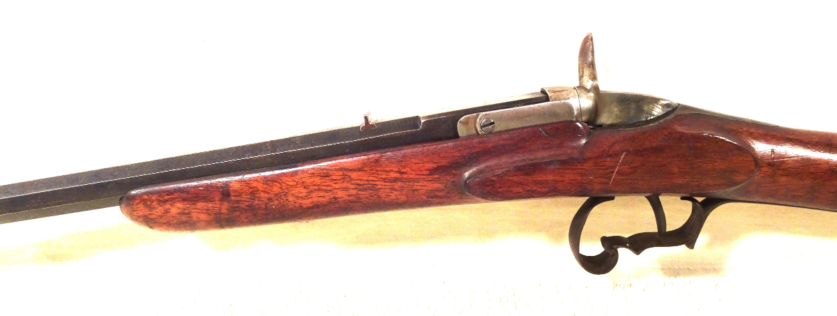 A Flobert Single Shot Rifle with an octagonal barrel.in (WTF ...