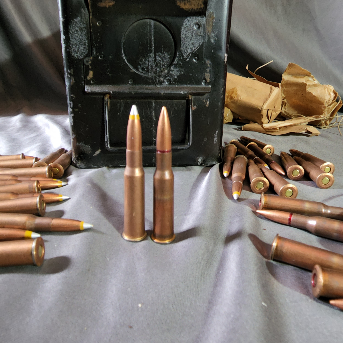 Unknown 297rds 7 62x54 mmr russian hungarian light heavy ball mix