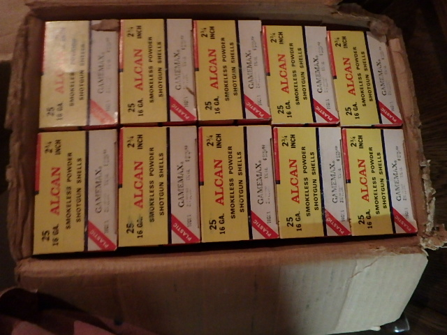 Full 20 Box 500rd Case Old Alcan 16 Ga Shells 16 Ga For Sale at ...