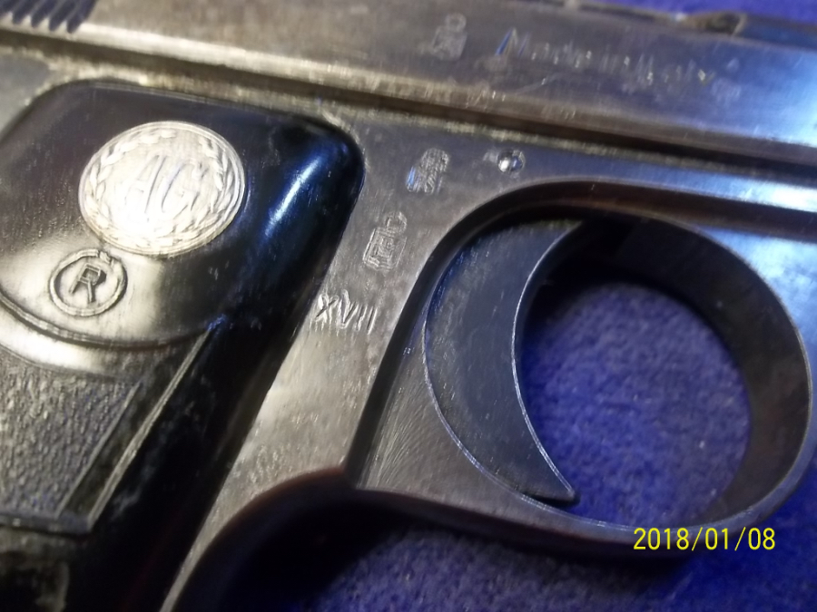 Galesi industria armi brescia pistol 25 acp 25 acp for sale at