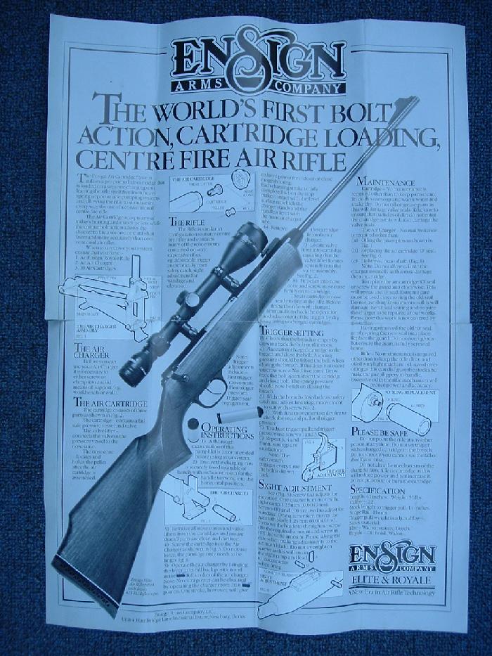 Saxby Palmer Ensign Elite .22 Cal New In The Box For Sale at GunAuction