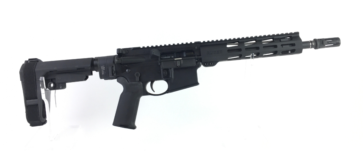 Ruger Ar-556 Folding Pistol Brace 5.56mm Nato For Sale at GunAuction ...